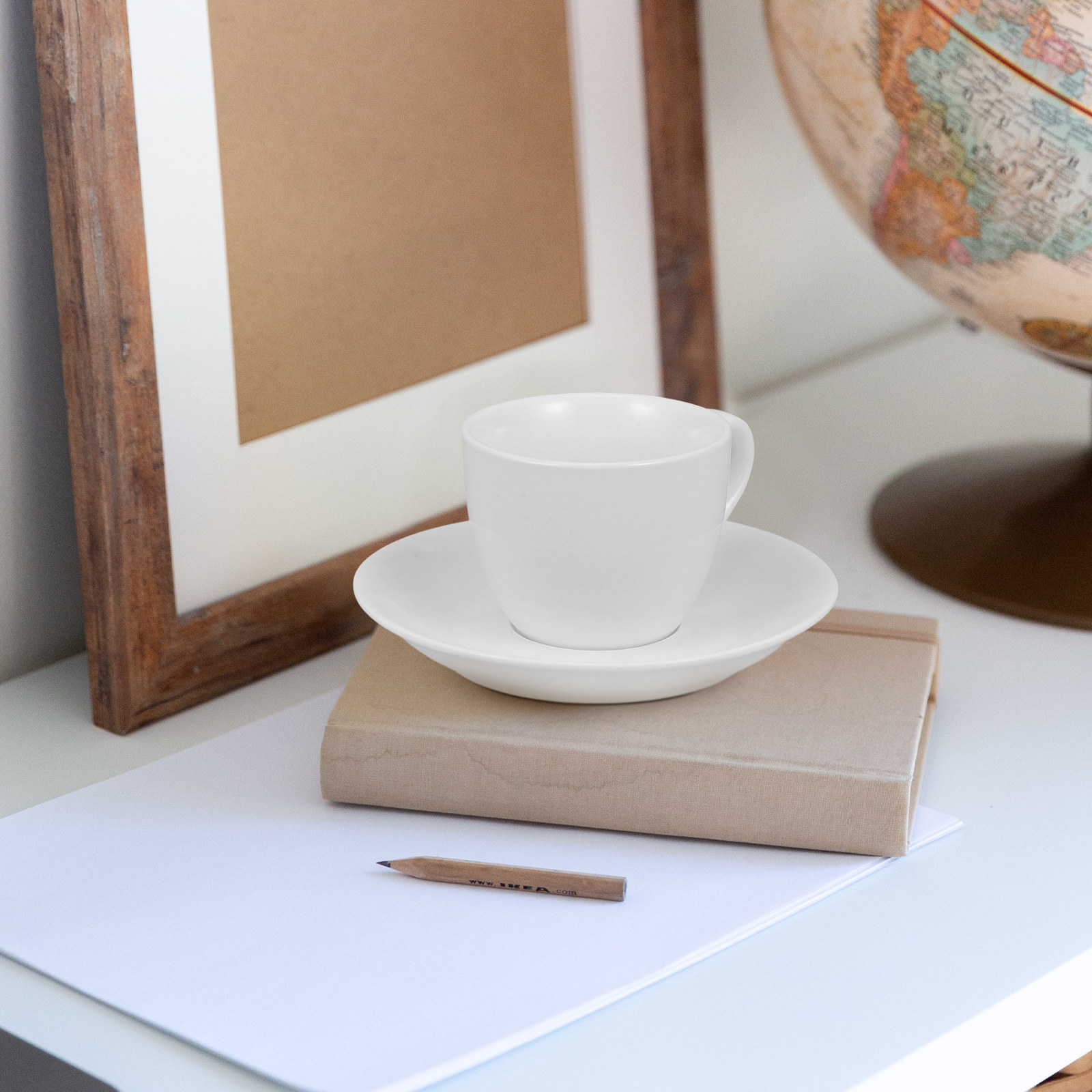 Coffee Tea Chocolate - Set di Tazza e Piattino in