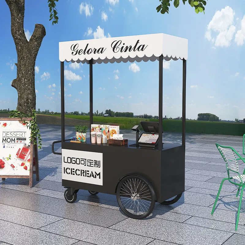 Coffee Tea Vendor - Chiosco Mobile per Street Food: Carretto