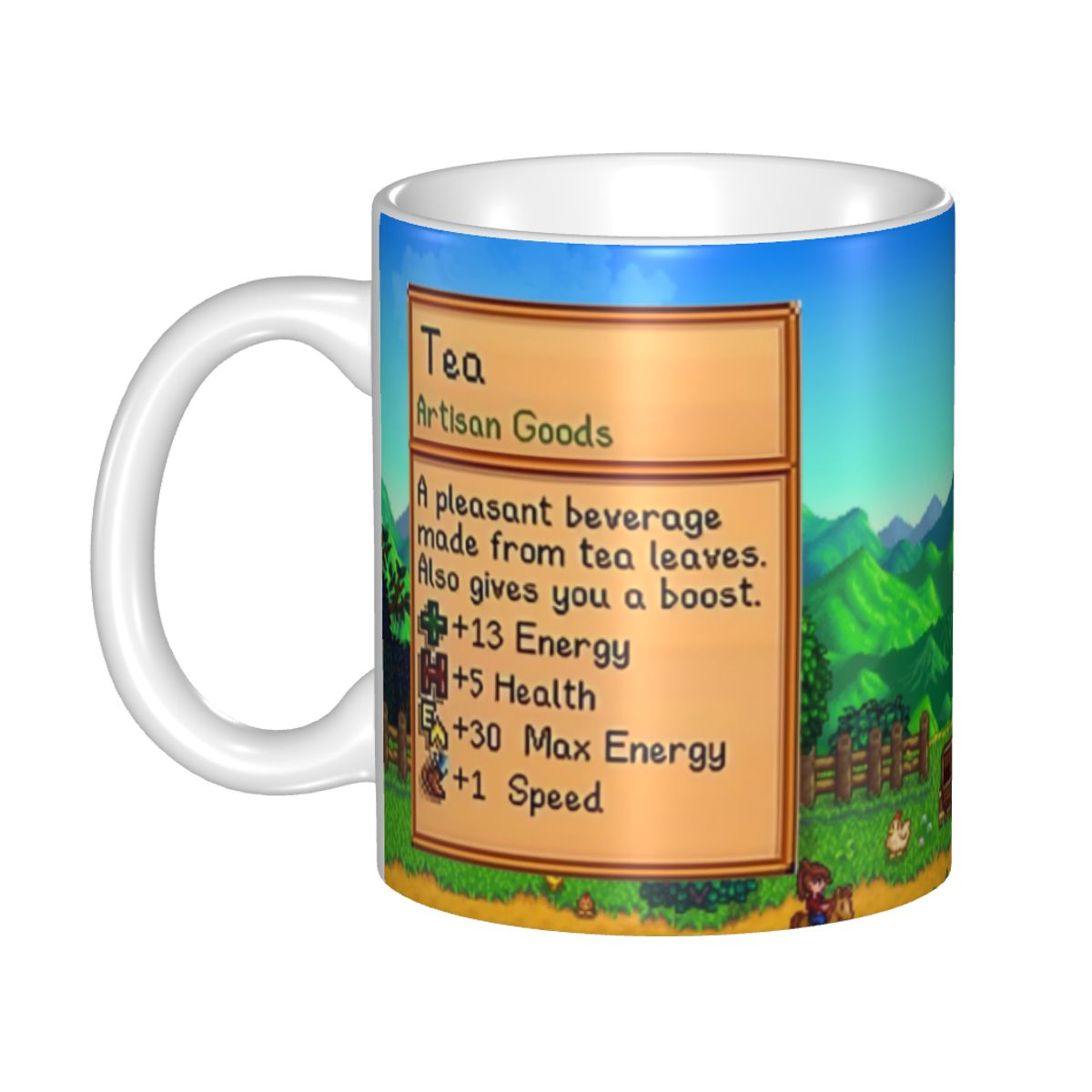 Valley Tea And Coffee - Tazza Personalizzata per Videogiocatori di Stardew