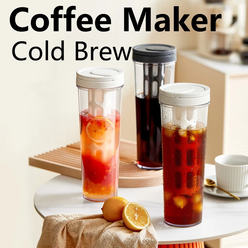 Coffee Tea Chocolate - Caffettiera manuale da 1 litro con