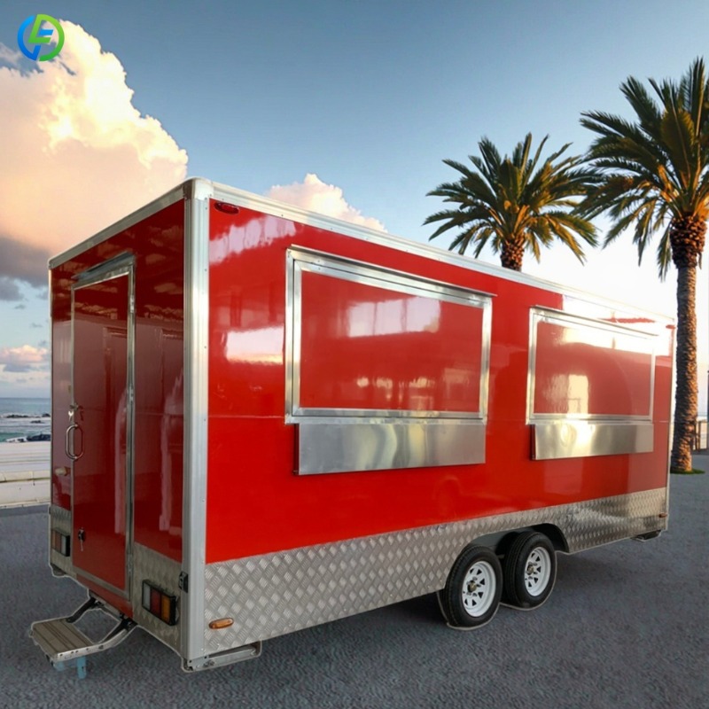 Coffee Tea Vendor - Rimorchio Mobile per Cibo Personalizzato, Cucina