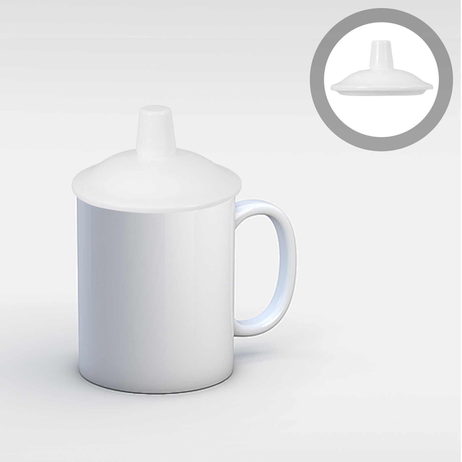 Coffee Tea Replacement - Coperchio di Ricambio in Ceramica Bianca