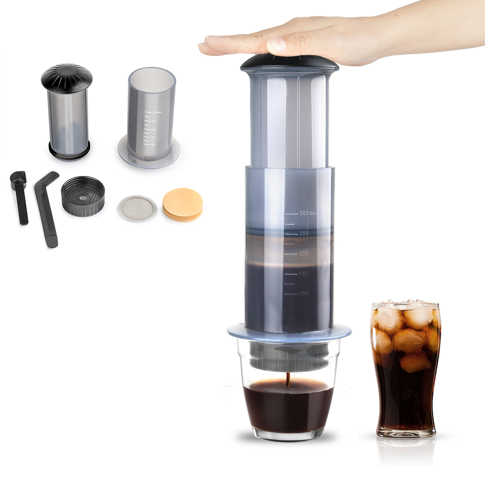 French Press Coffee & Tea - Macchina per caffè espresso portatile, pressa