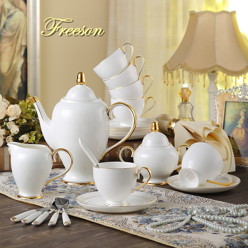 Coffee Tea And Sugar Set - Grazia Bone China Set da Caffè