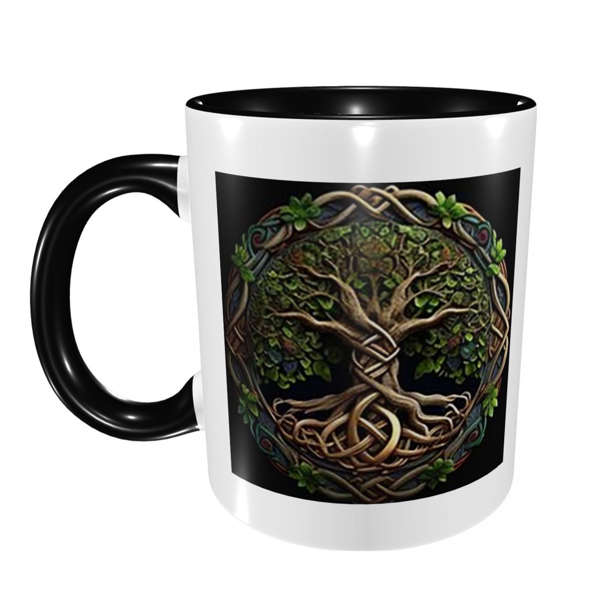 Coffee Tea World - Tazza con albero della vita biblico,
