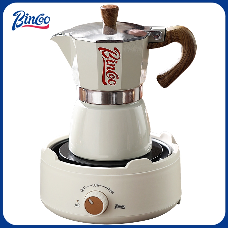 Coffee Tea Chocolate - Bincoo Moka e fornello elettrico combinato