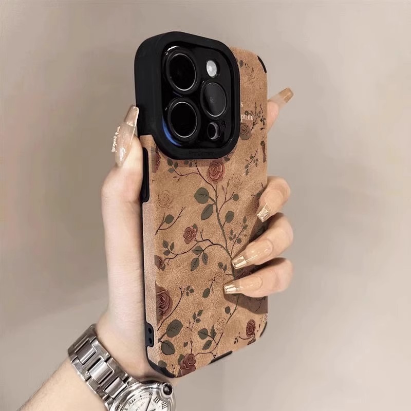 Coffee Plus Tea - Custodia per telefono promax con foglie
