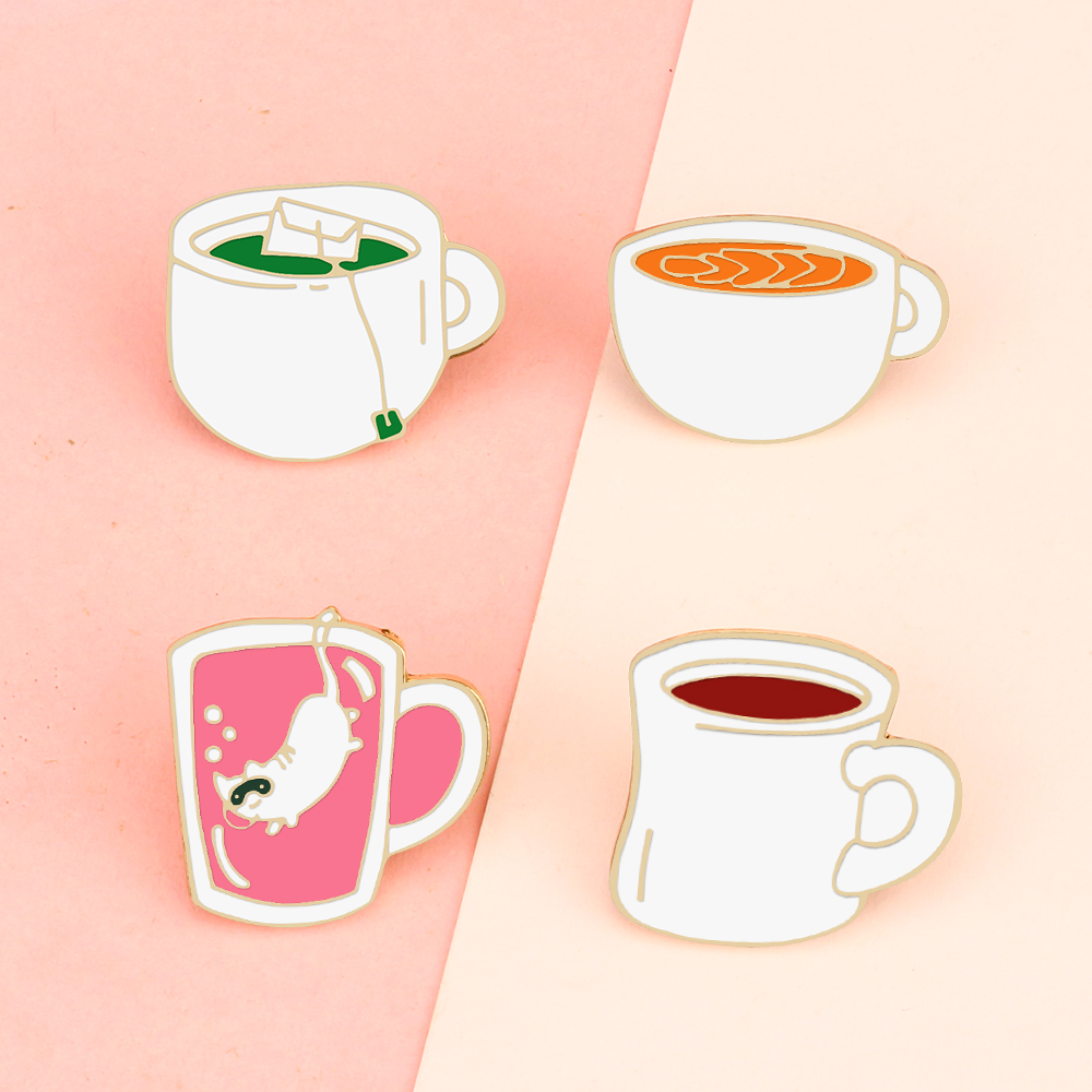 Coffee Tea Green - 4 Style Drink spille smaltate tazza