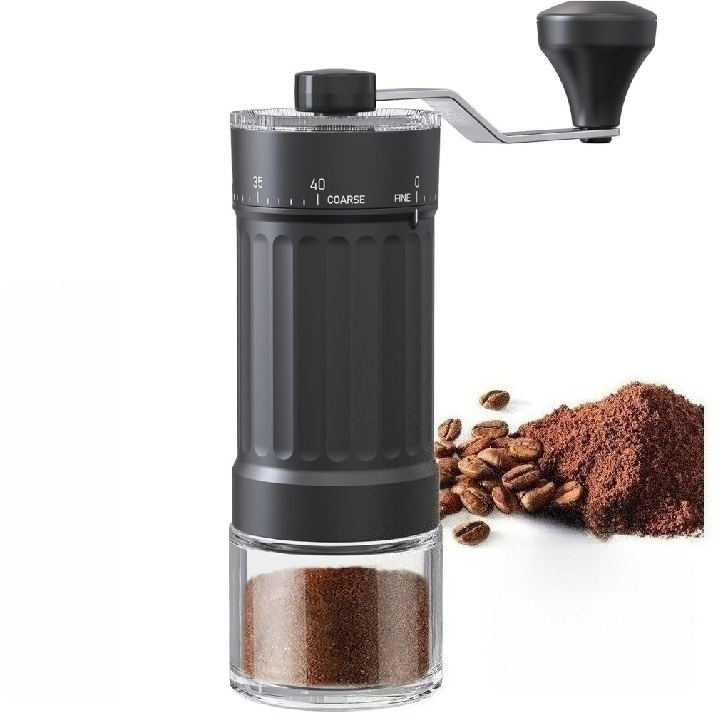 French Press Coffee & Tea - Macinacaffè manuale con 40 regolazioni esterne