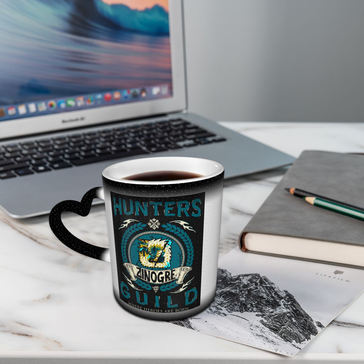 Coffee Tea World - Tazza Monster Hunter World, Divertente Tazza