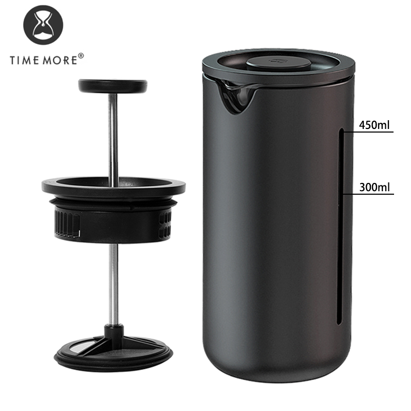 French Press Coffee & Tea - TIMEMORE U French Press 450ml Borosilicato