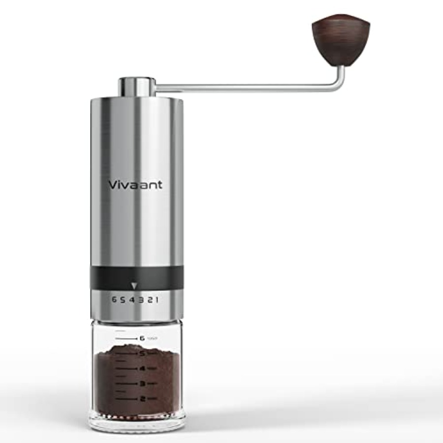 French Press Coffee & Tea - Macinacaffè manuale per French Press, con