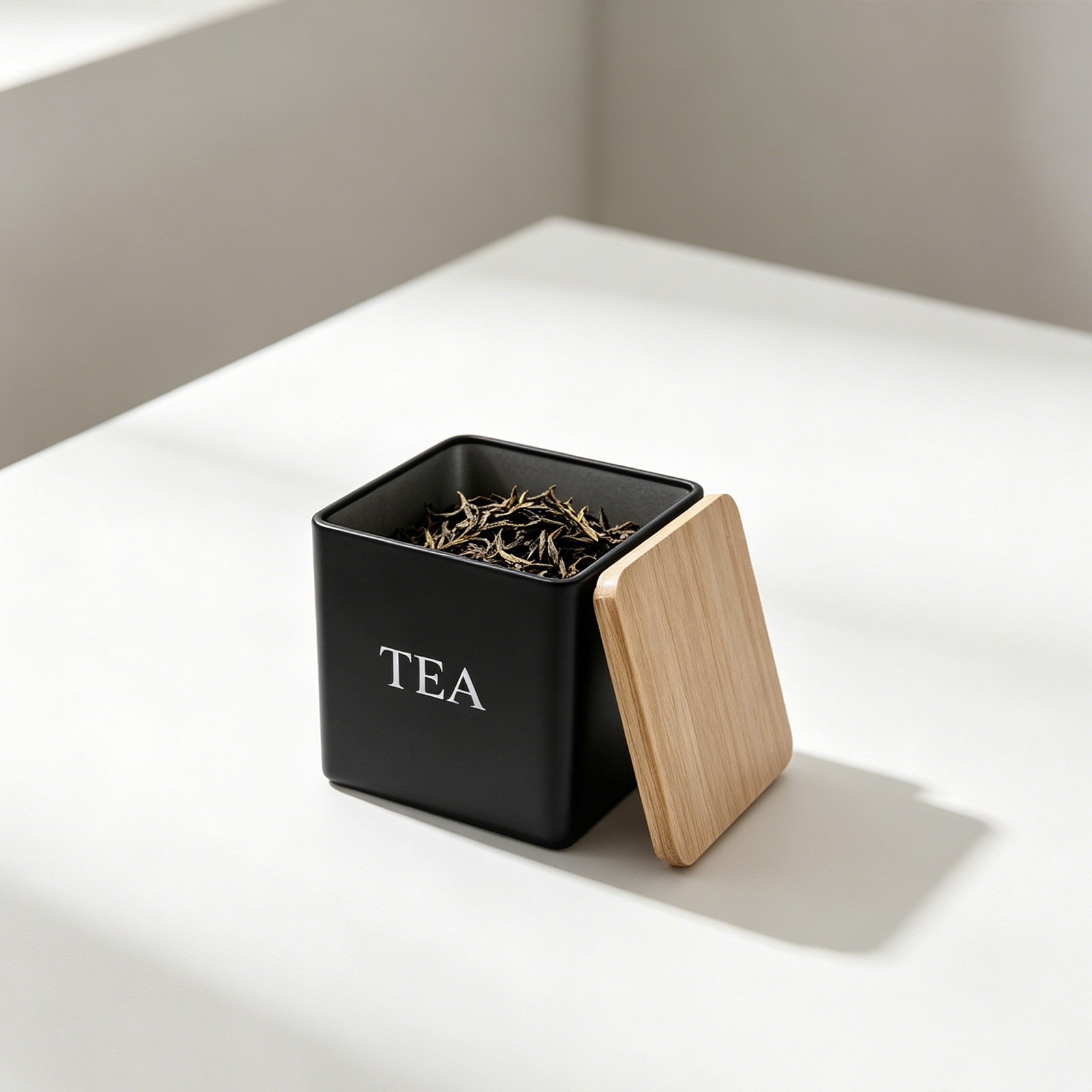 Coffee Tea And Sugar Set - Set di 3 Contenitori in Metallo
