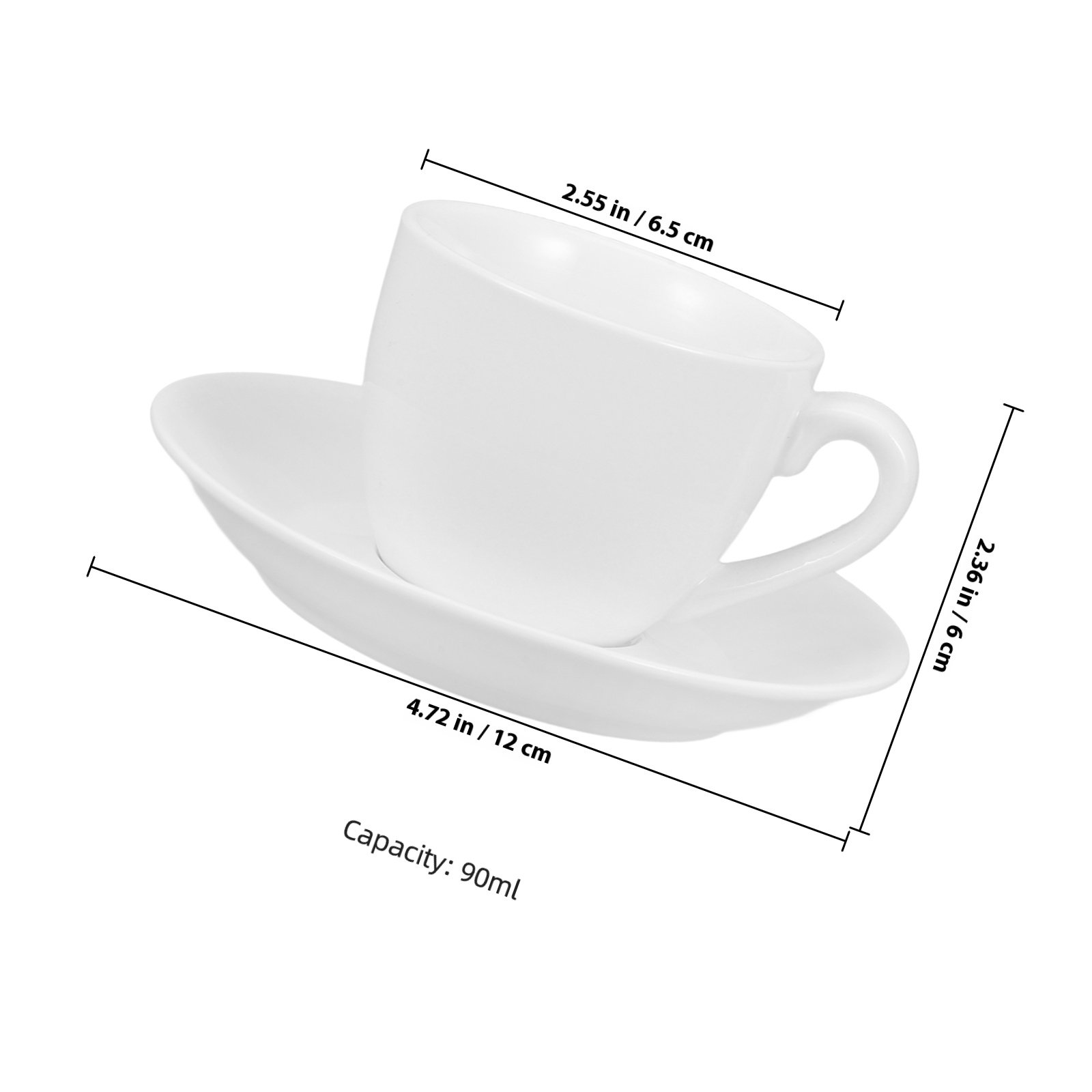 Set di Tazza e Piattino in Cer - Coffee Tea Chocolate recensione e prezzo