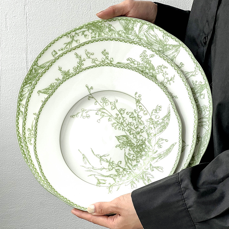 Piatto in ceramica Green Lily  - Valley Tea And Coffee recensione e prezzo