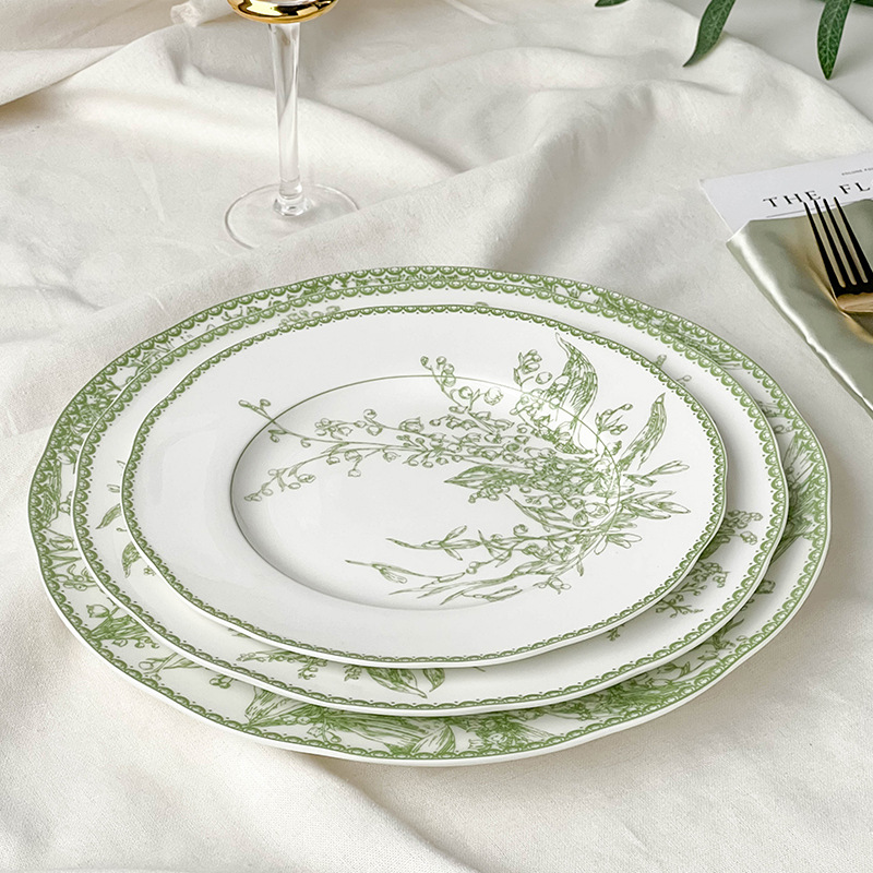 Piatto in ceramica Green Lily  - Valley Tea And Coffee recensione e prezzo