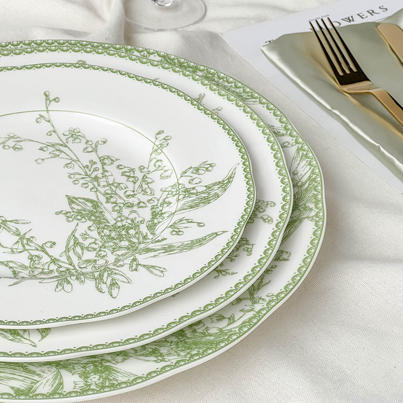 Piatto in ceramica Green Lily  - Valley Tea And Coffee recensione e prezzo