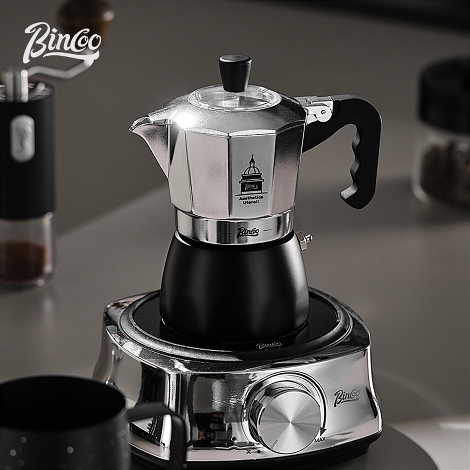 BINCOO Pentola Moka a Doppia V - Coffee Tea Chocolate recensione e prezzo