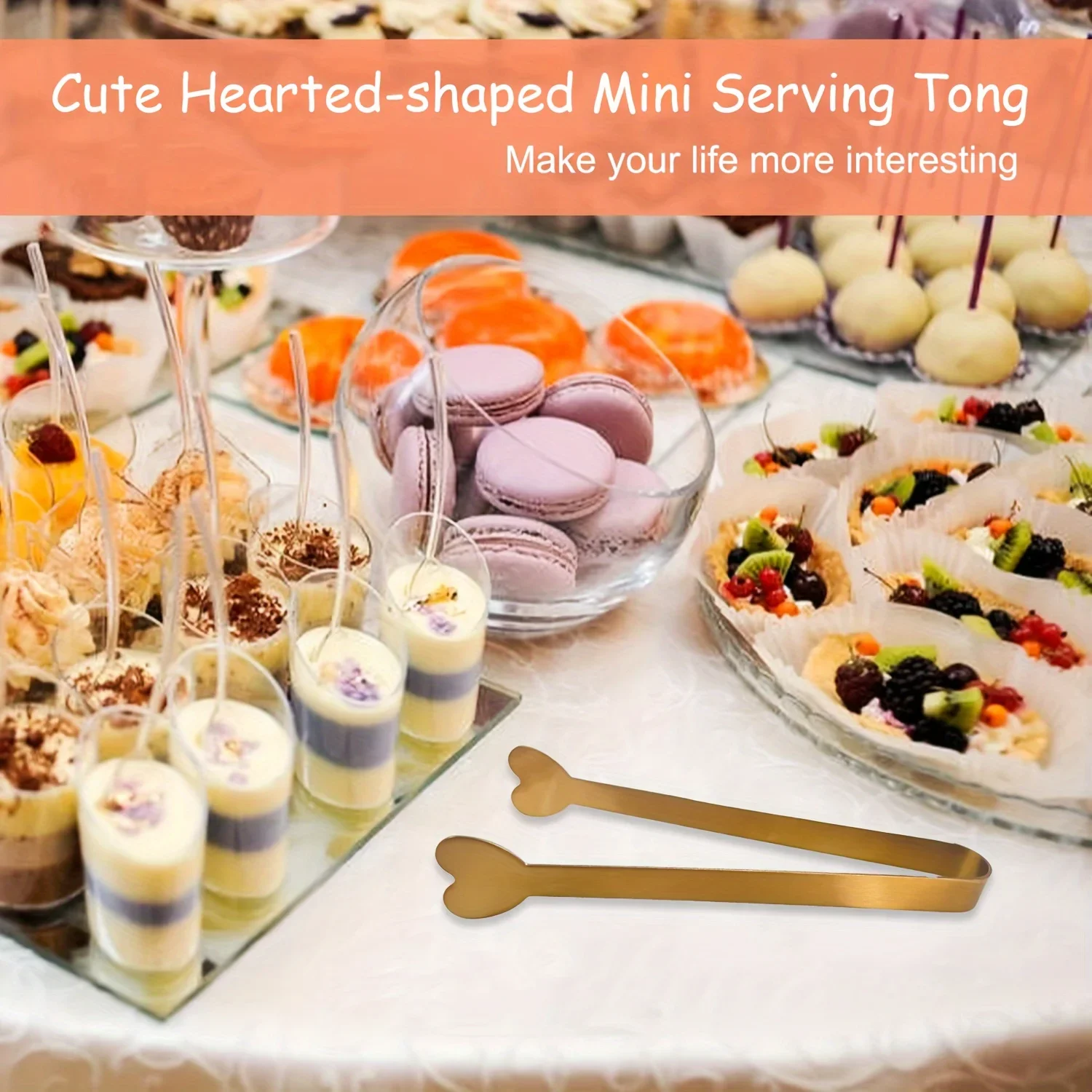 Mini pinze a forma di cuore in - Coffee Tea And Sugar Set recensione e prezzo