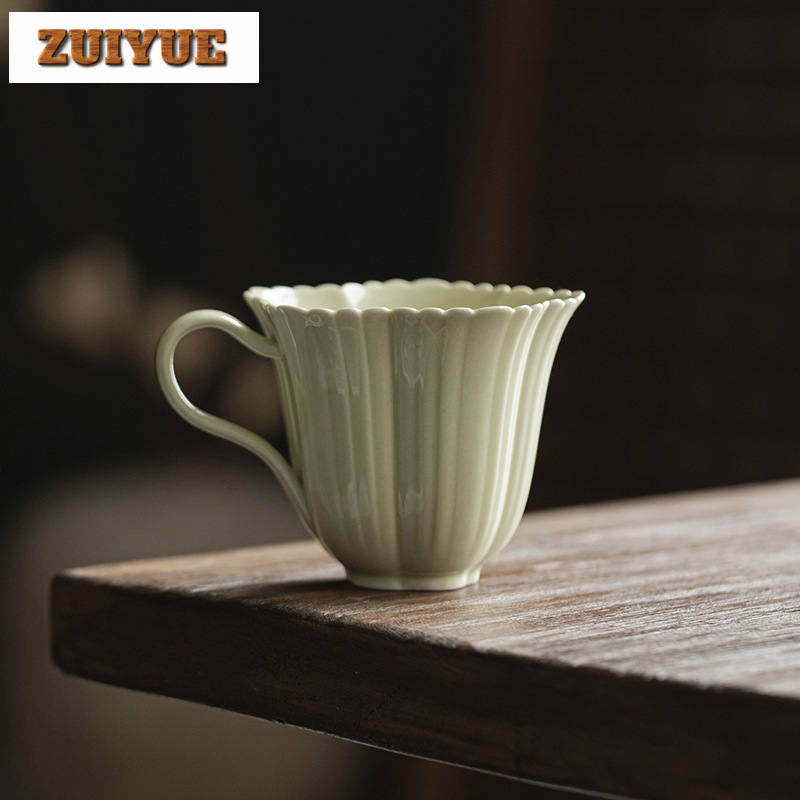 Tazza da caffè fatta a mano ve - Coffee Tea Green recensione e prezzo