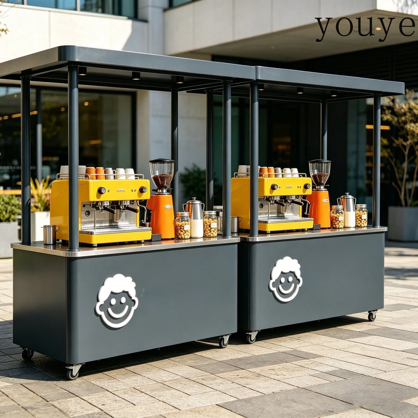 Carretti in ferro battuto eDJ, - Coffee Tea Vendor recensione e prezzo
