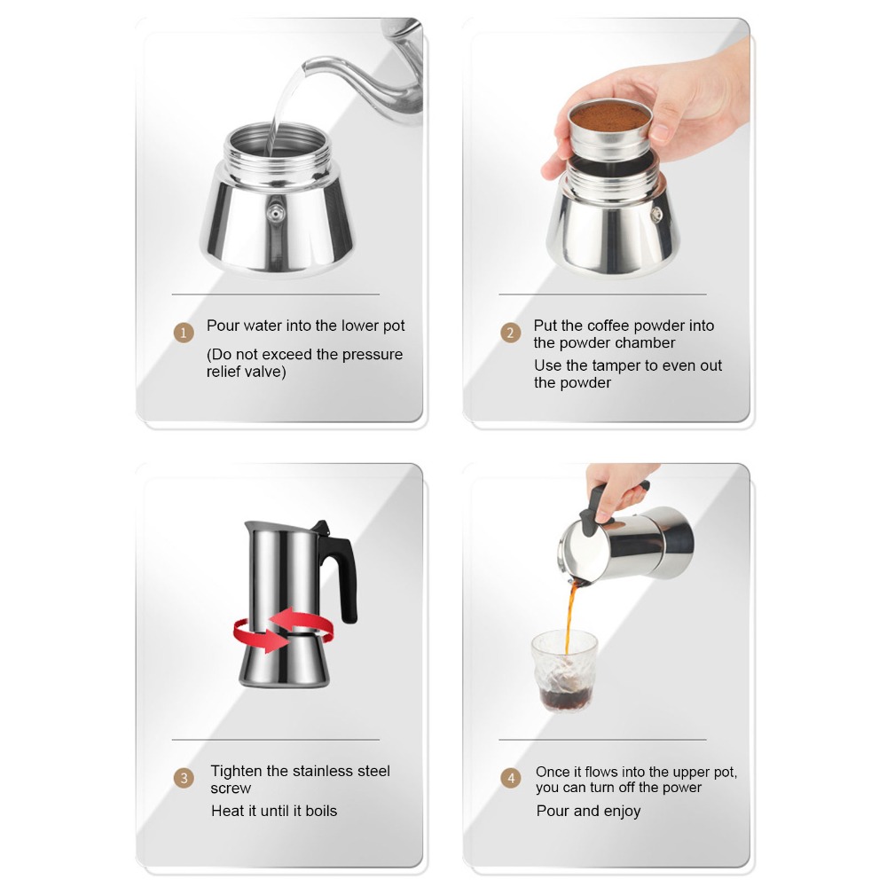 Caffettiera Moka in Acciaio In - Coffee Tea Chocolate recensione e prezzo