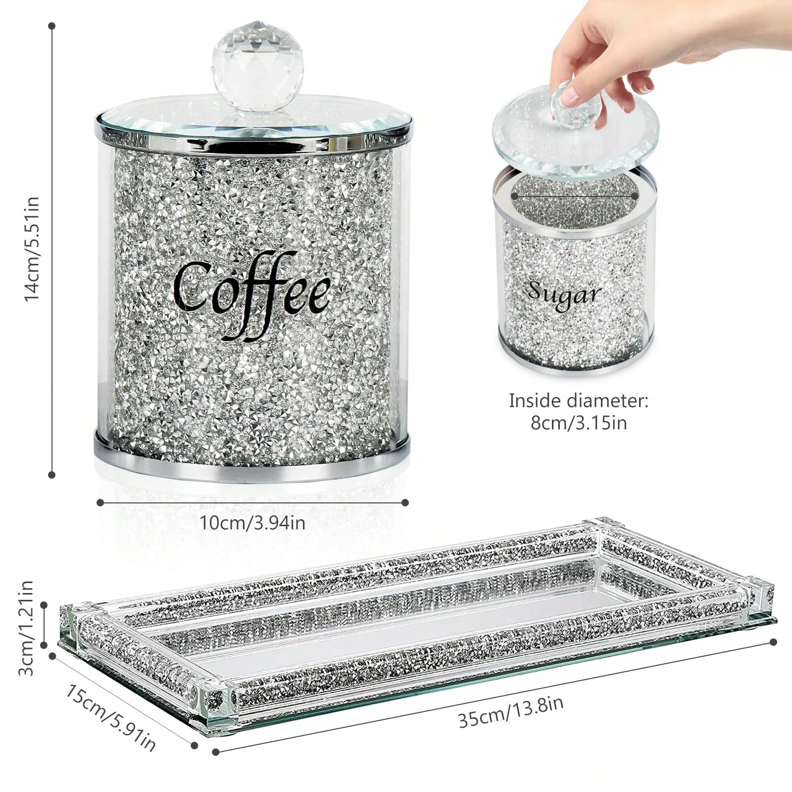 Set di contenitori per caffè,  - Coffee Tea And Sugar Set recensione e prezzo