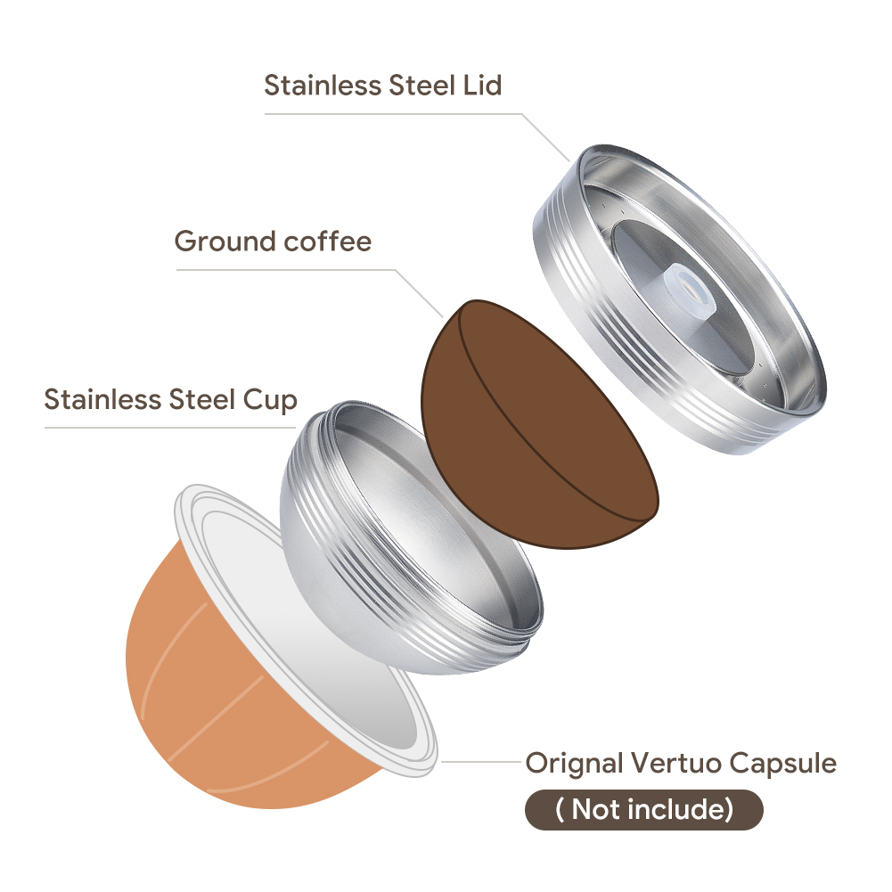 Capsula vertuolina riutilizzab - Coffee Plus Tea recensione e prezzo