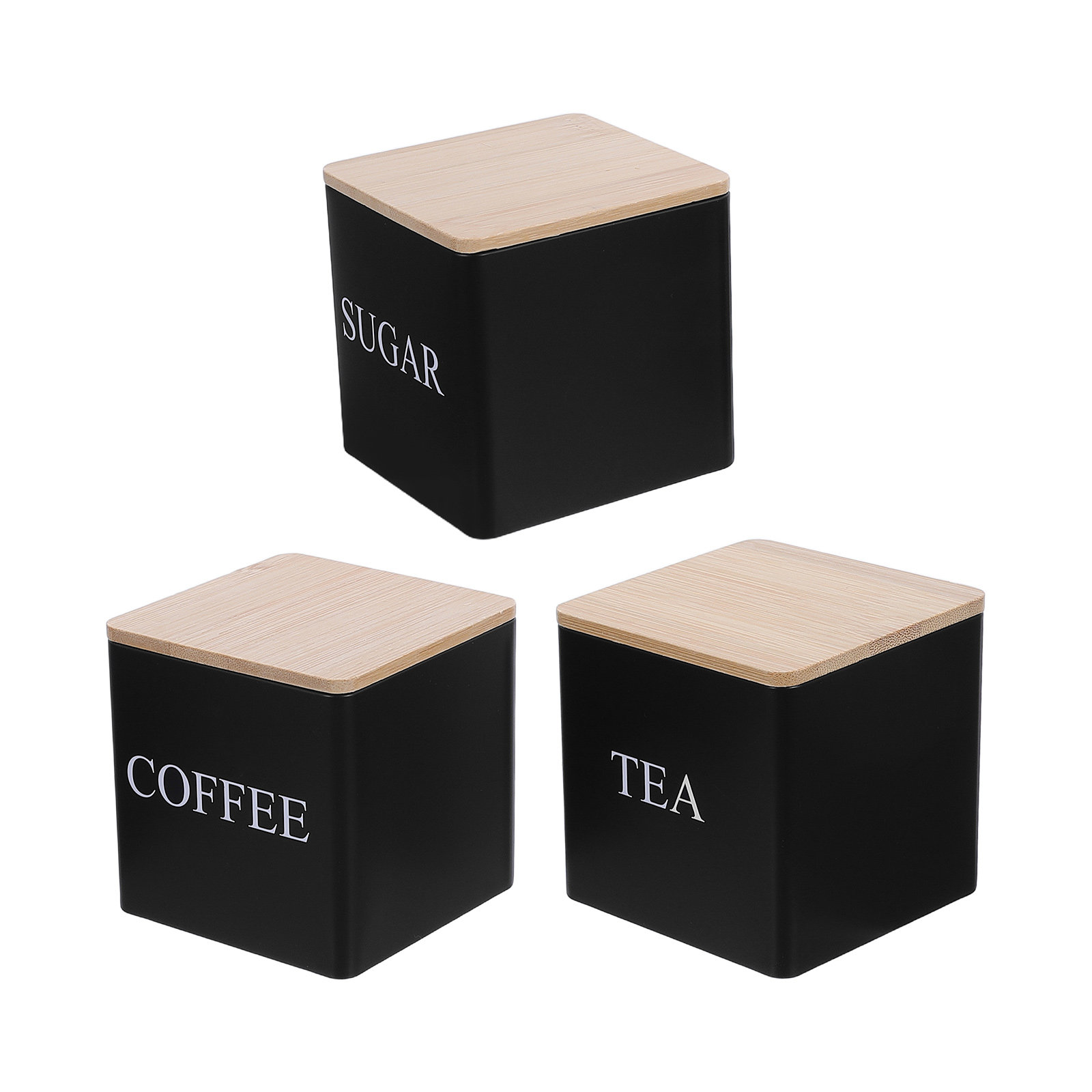 Set di 3 Contenitori in Metall - Coffee Tea And Sugar Set recensione e prezzo