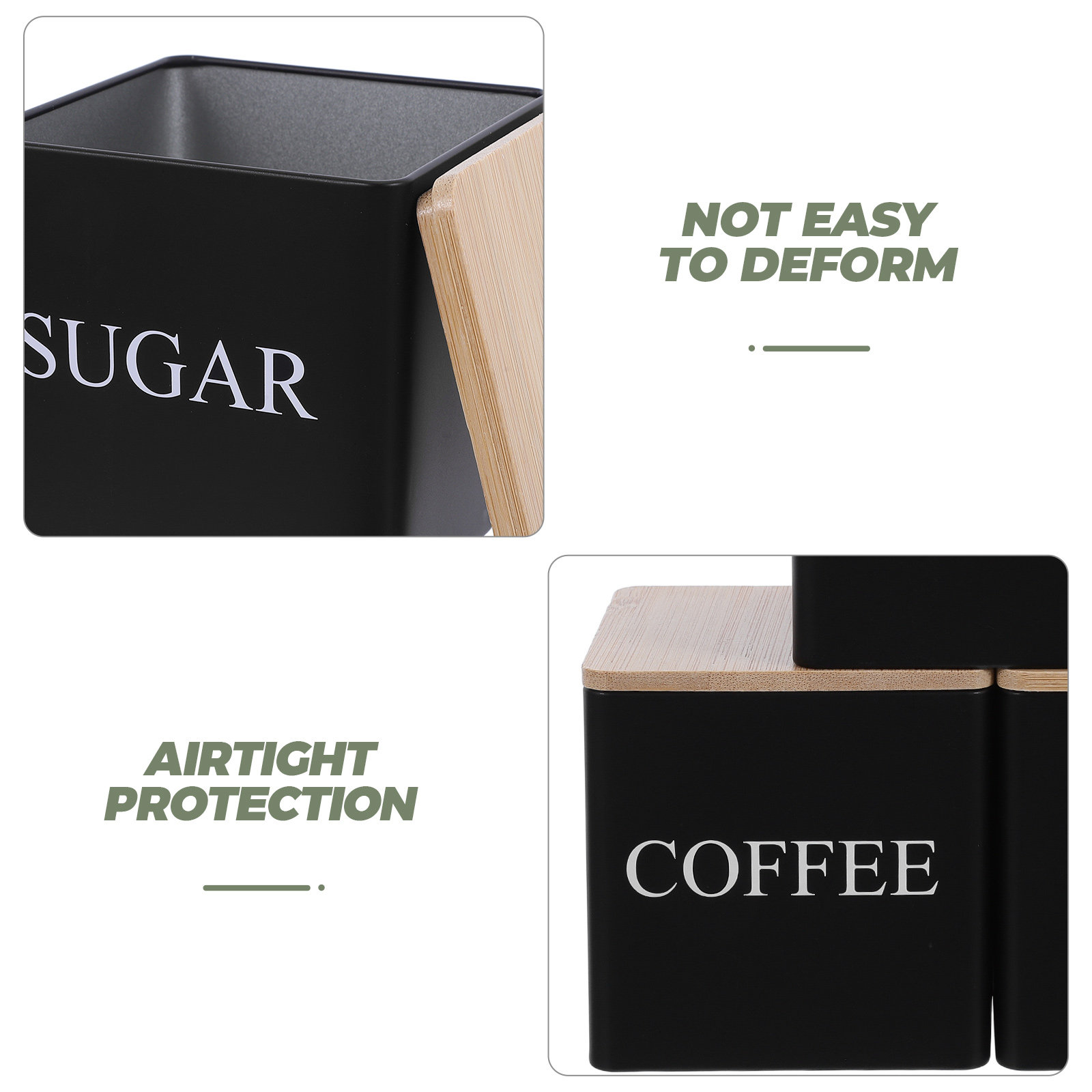 Set di 3 Contenitori in Metall - Coffee Tea And Sugar Set recensione e prezzo