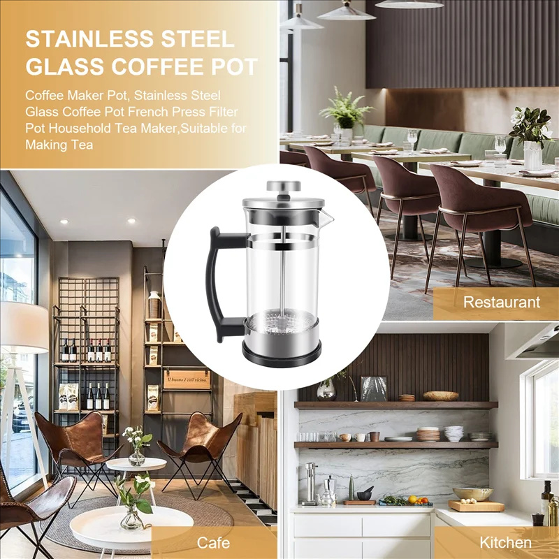 Caffettiera French Press con F - French Press Coffee & Tea recensione e prezzo